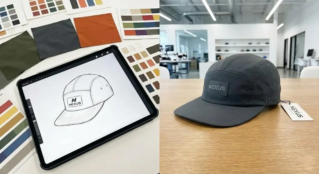 Fashion brand custom hats with unique design